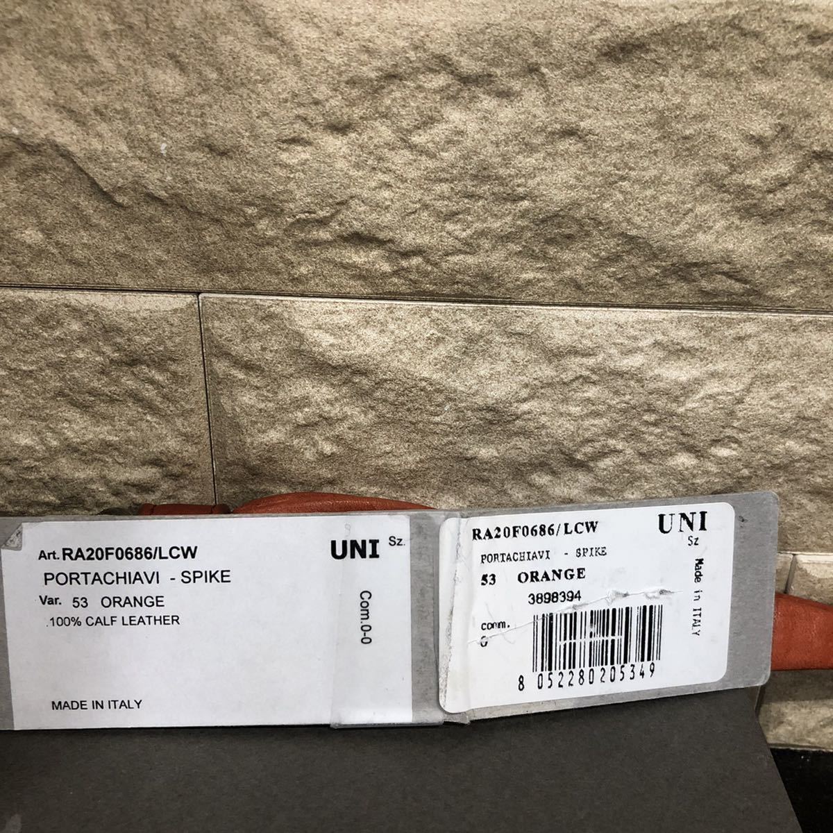 新品未使用タグ付き リックオウエンス Rick Owens キーホルダー