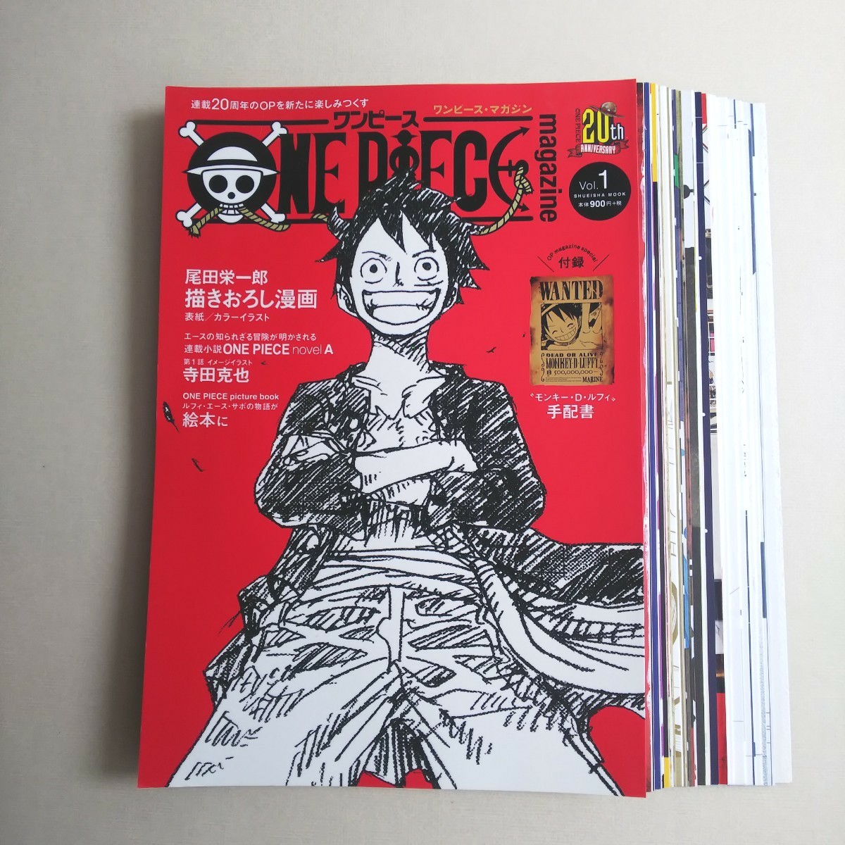 《裁断済》ONE PIECE magazine Vol.1～12 ＋ るるぶONE PIECE