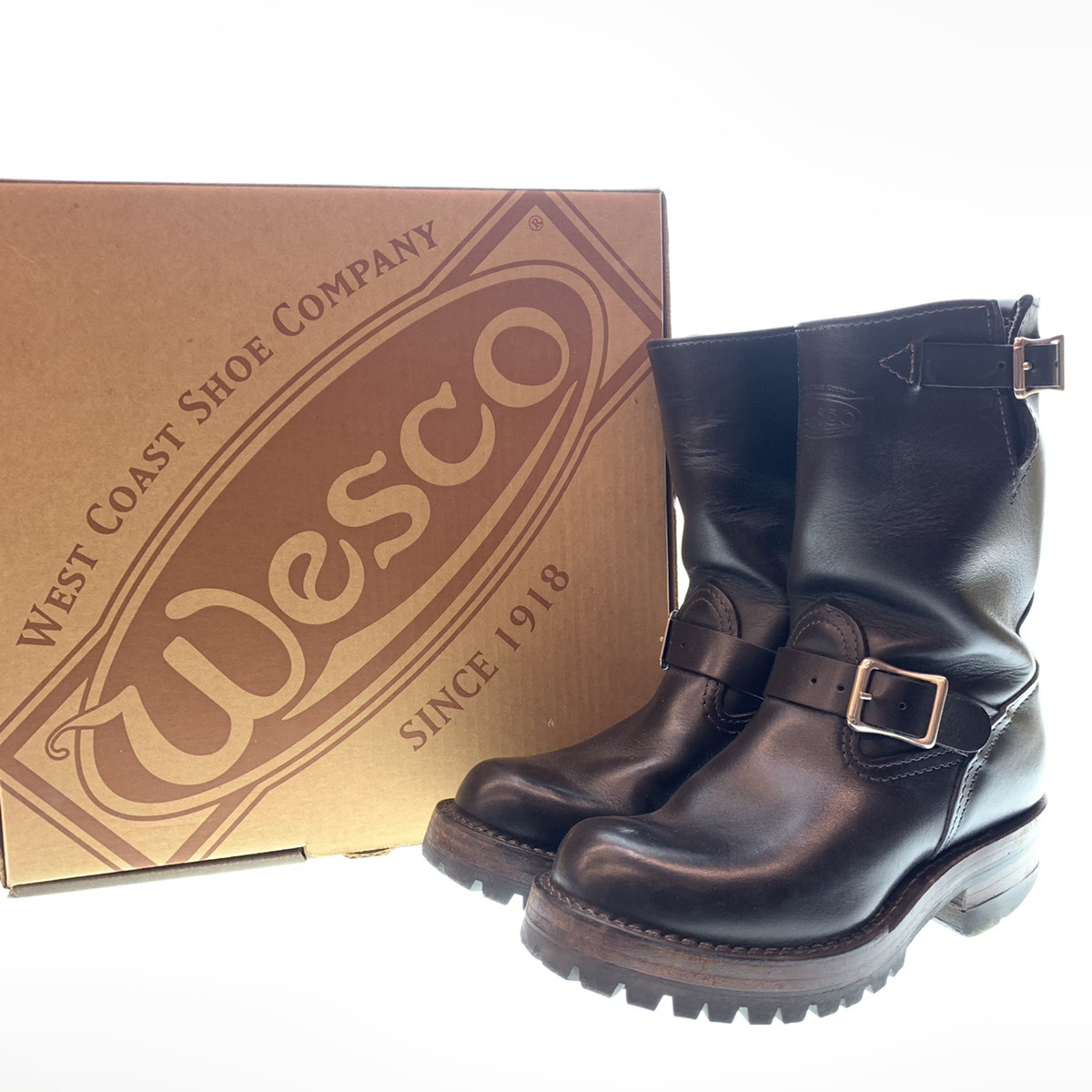 △Wesco Custom Boss ウエスコ カスタム ボス エンジニア ブーツ Black