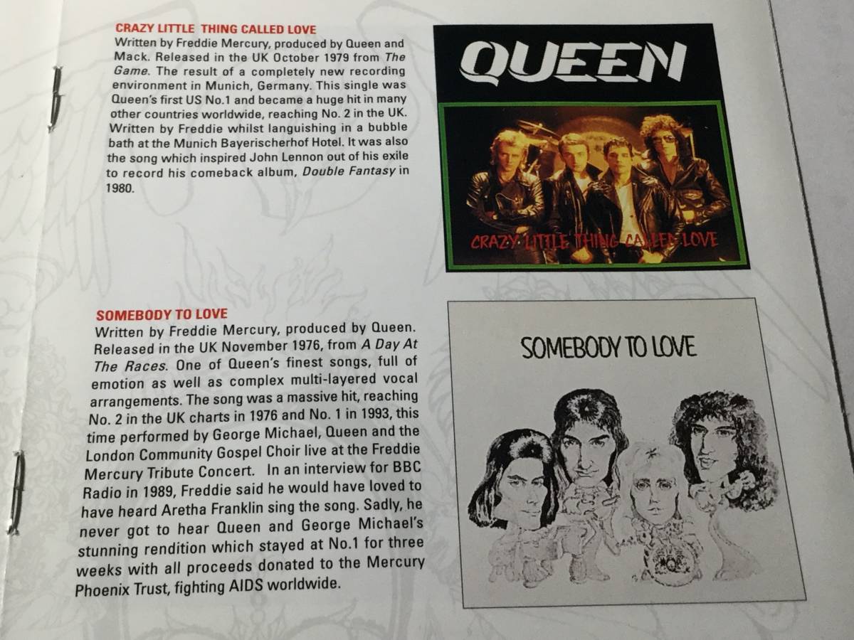 2012デジタル・リマスターCDベスト17曲/QUEEN/クイーン/グレイテスト・ヒッツ 送料¥180_画像7