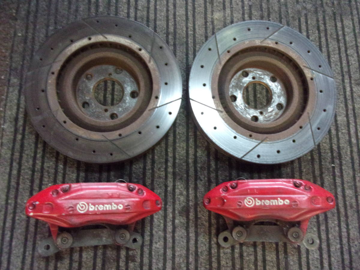 !J0321 R33 Skyline original diversion? caliper * Manufacturers unknown rotor set Junk 20 series Vellfire * Alphard secondhand goods!