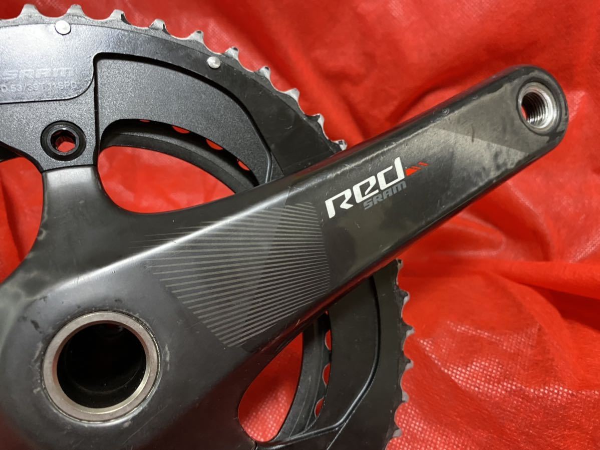 軽量 】スラム SRAM RED 22 GXP レッド e-tap カーボン クランク 軽量 】スラム SRAM RED 22 GXP レッド e-tap カーボン クランク