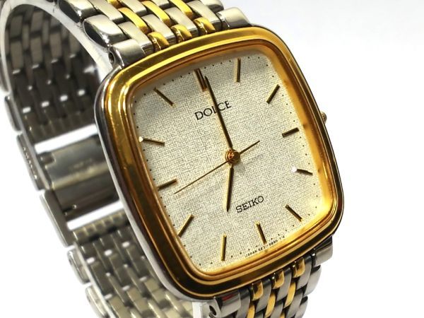 Ss3】SEIKO/セイコー◇DOLCE/ドルチェ/5E31-5B20/SACX082◇1991 Ss3】SEIKO/セイコー◇DOLCE/ドルチェ/5E31-5B20/SACX082◇1991