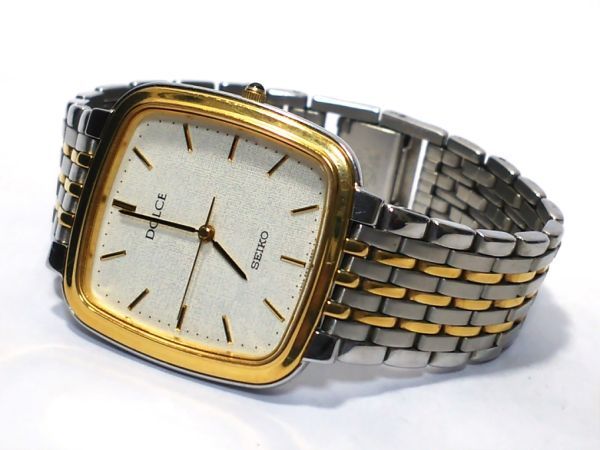 Ss3】SEIKO/セイコー◇DOLCE/ドルチェ/5E31-5B20/SACX082◇1991 Ss3】SEIKO/セイコー◇DOLCE/ドルチェ/5E31-5B20/SACX082◇1991
