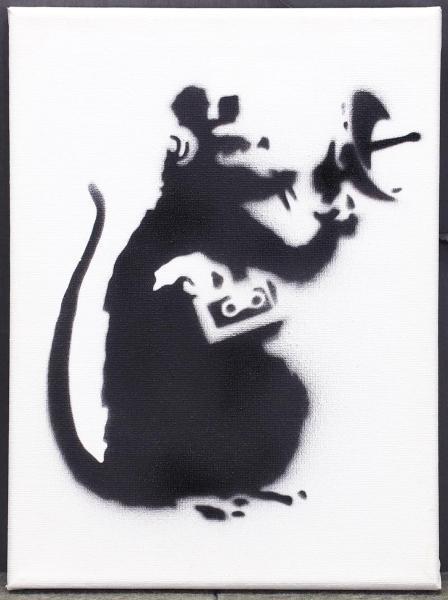 Yahoo!オークション - 【WISH】バンクシー Banksy「Radar Rat」...