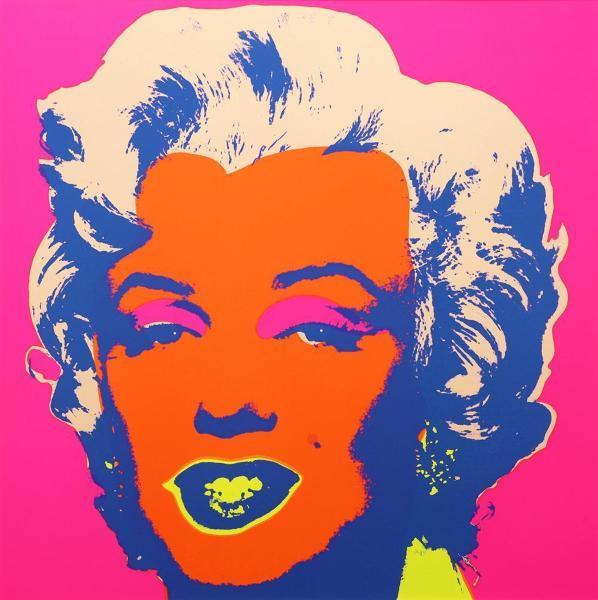 【真作】【WISH】アンディ・ウォーホル Andy Warhol「マリリンモンロー」シルクスクリーン 30号 大作 ◆サンデーモーニング版 　 #22052074_画像3