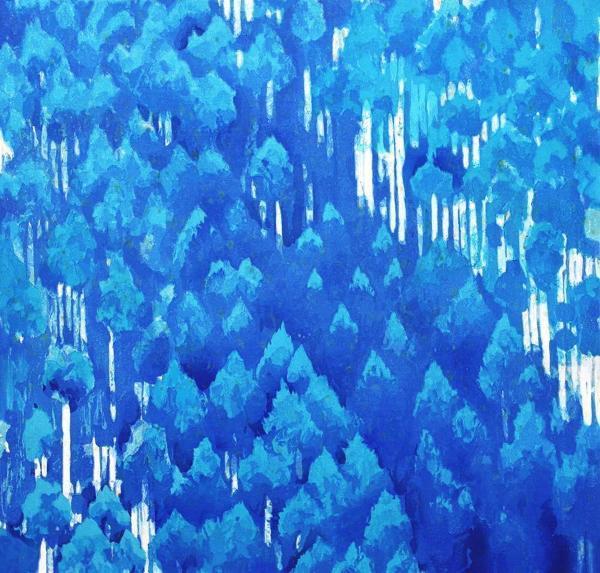 ヤフオク! - 【真作】【WISH】東山魁夷「青い峡」オリジナル木版画 1