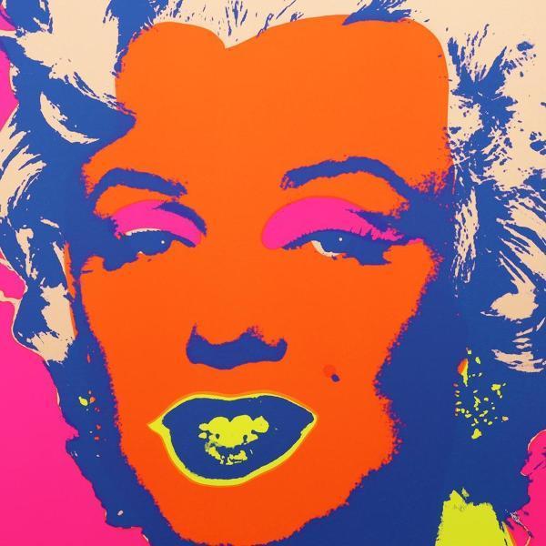 【真作】【WISH】アンディ・ウォーホル Andy Warhol「マリリンモンロー」シルクスクリーン 30号 大作 ◆サンデーモーニング版 　 #22052074_画像4