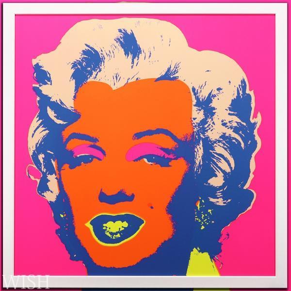 【真作】【WISH】アンディ・ウォーホル Andy Warhol「マリリンモンロー」シルクスクリーン 30号 大作 ◆サンデーモーニング版 　 #22052074_画像1