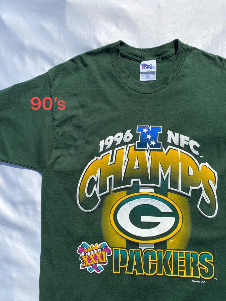 90’s PACKERS Tシャツ　パッカーズ　NFL ヴィンテージ　古着  ビンテージ アメフト　スポーツ