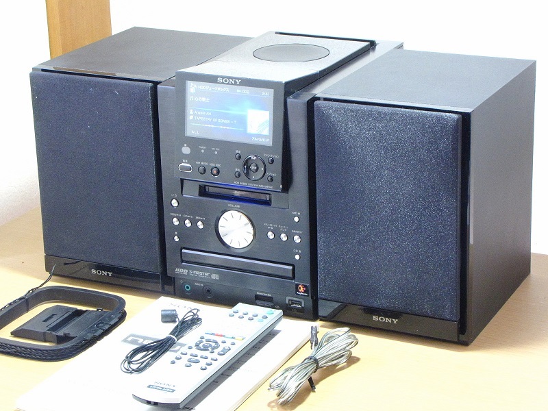 SONY NETJUKE HDD(250GB)/CD/MDコンポ NAS-M90HD