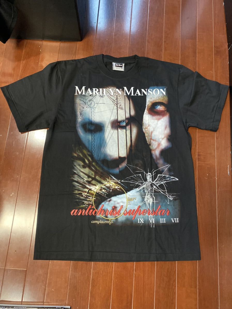 MARILYN Manson Tシャツ ブラック XL バンドTシャツ マリリンマンソン ロックTシャツ(Tシャツ)｜売買されたオークション情報、yahooの商品情報をアーカイブ公開  - オークファン（aucfan.com）