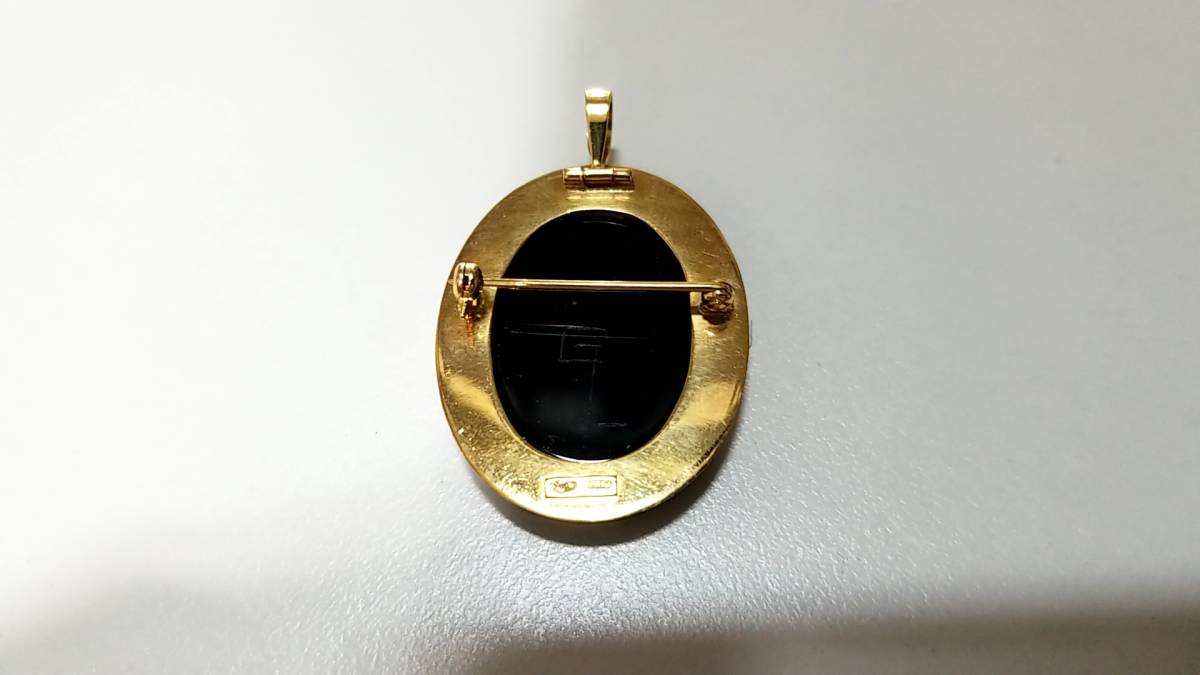 ☆カメオ 750刻印 18金 ペンダントトップ | www.eko-flor.hr