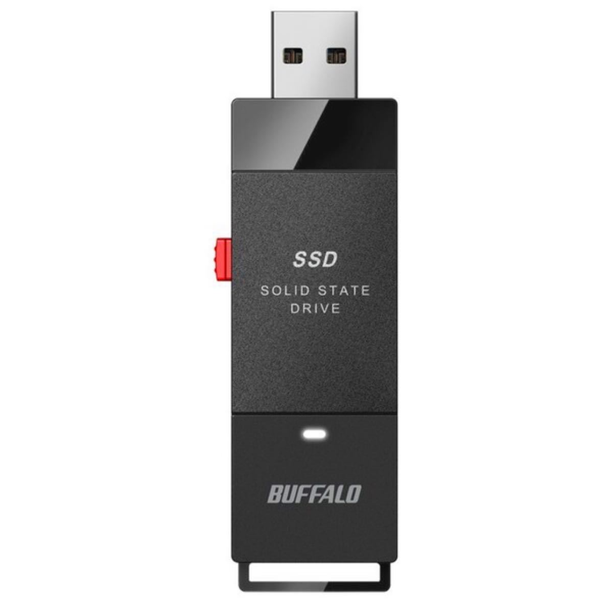 【新品・未使用】SSD-PUT1.0U3-B/N バッファロー USB 3.2(Gen 1)対応 ポータブルSSD 1.0TB