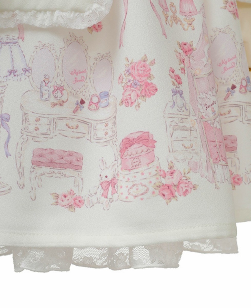 リズリサ My Secret Room柄ワンピース ピンク 新品|Yahoo リズリサ My Secret Room柄ワンピース ピンク 新品|Yahoo