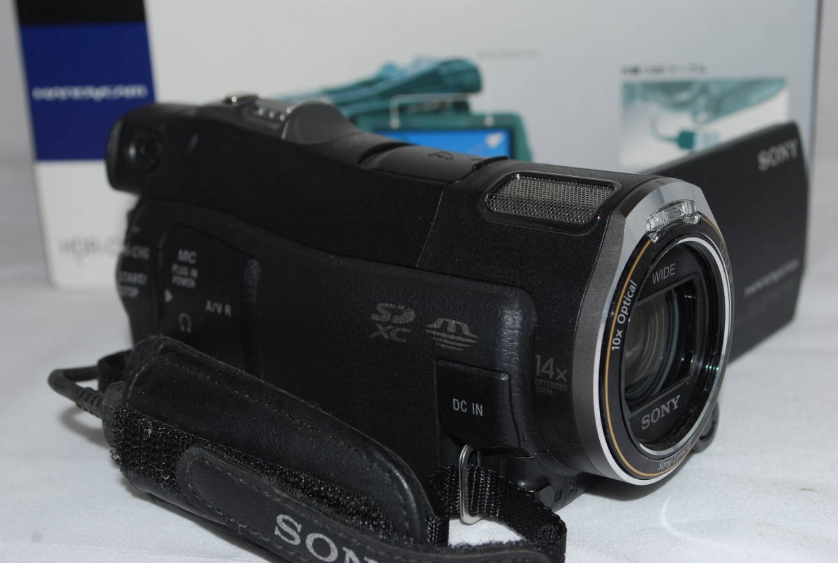 中古品 SONY デジタルHDビデオカメラ ハンディカム HDR-CX700V バッテリー2個付き 内蔵メモリー96GB 2011年発売 ソニー　_画像5