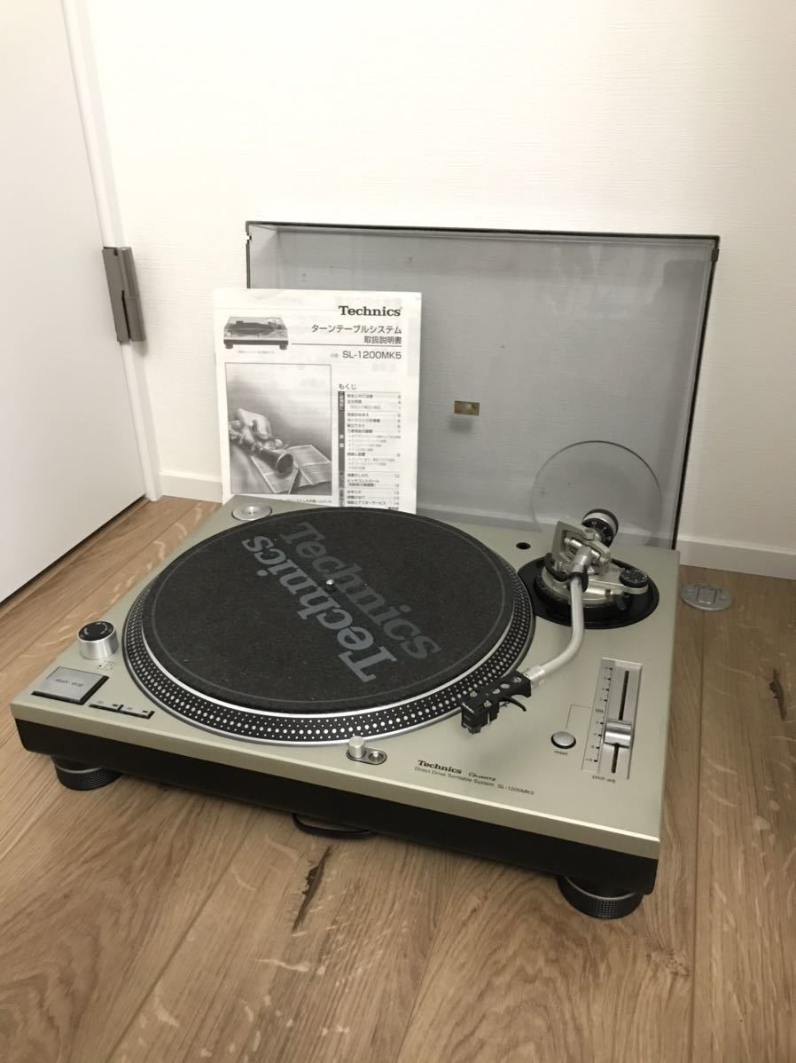 SHURE M44G 付属 Technics SL-1200MK5 ターンテーブル レコード