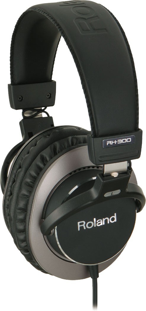 Roland RH-300 最新デジタル・サウンドのモニターに最適な高音質の密閉式ヘッドホン