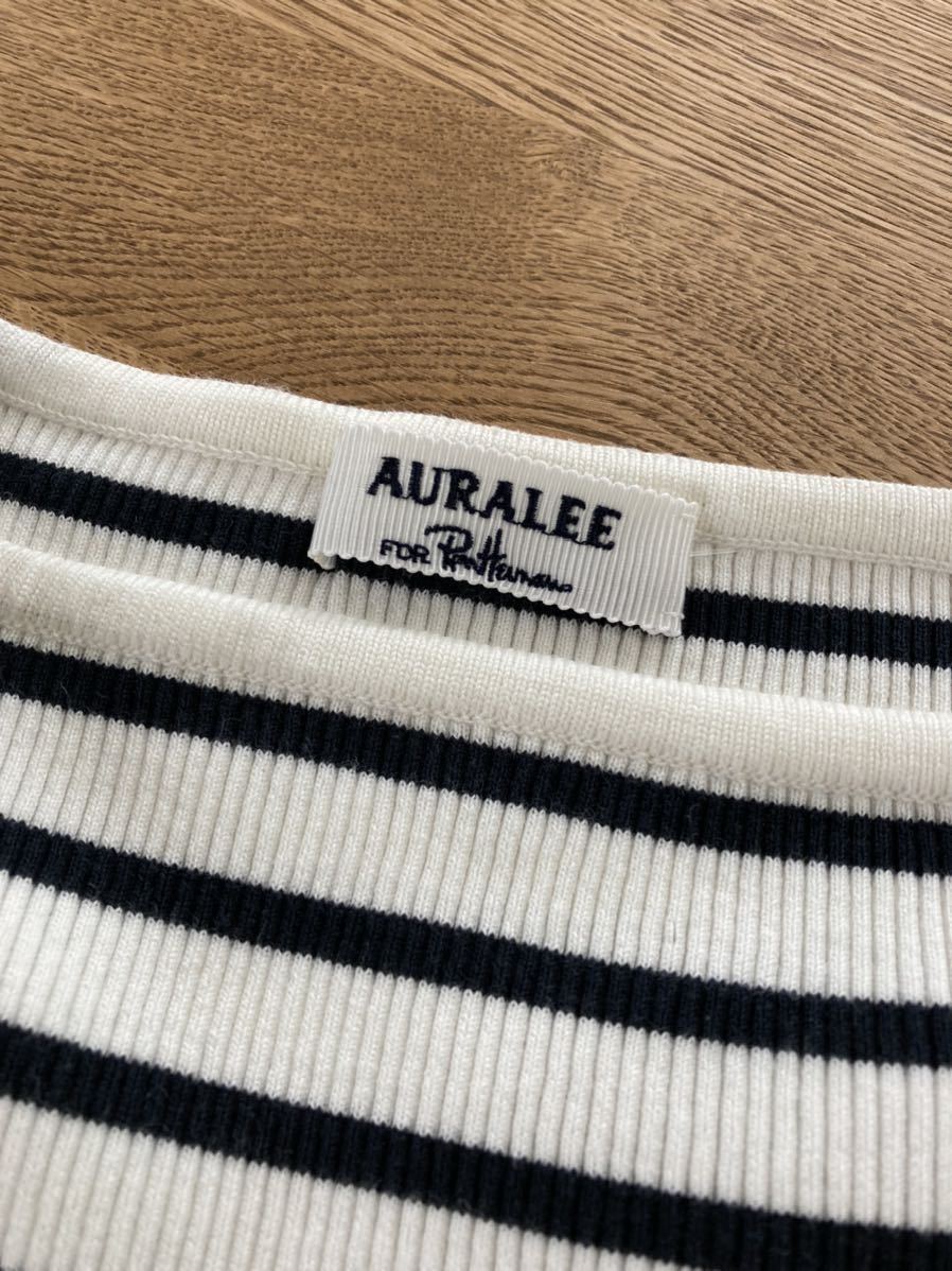 Ron Herman × AURALEE Giza Boat Neck Pullover ギザボートネック