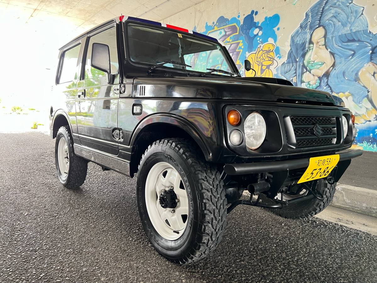 【売り切り】スズキ　ジムニー　JA22W　AT　ワイルドウィンド　ユニオンジャック　エンジンOH済み　JIMNY 　オシャレ　キャンプ　JA11　_画像1