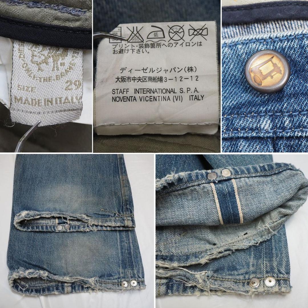 Diesel Denim Gallery ビンテージ ユーズド加工 デニム パンツ Diesel Denim Gallery ビンテージ ユーズド加工 デニム パンツ