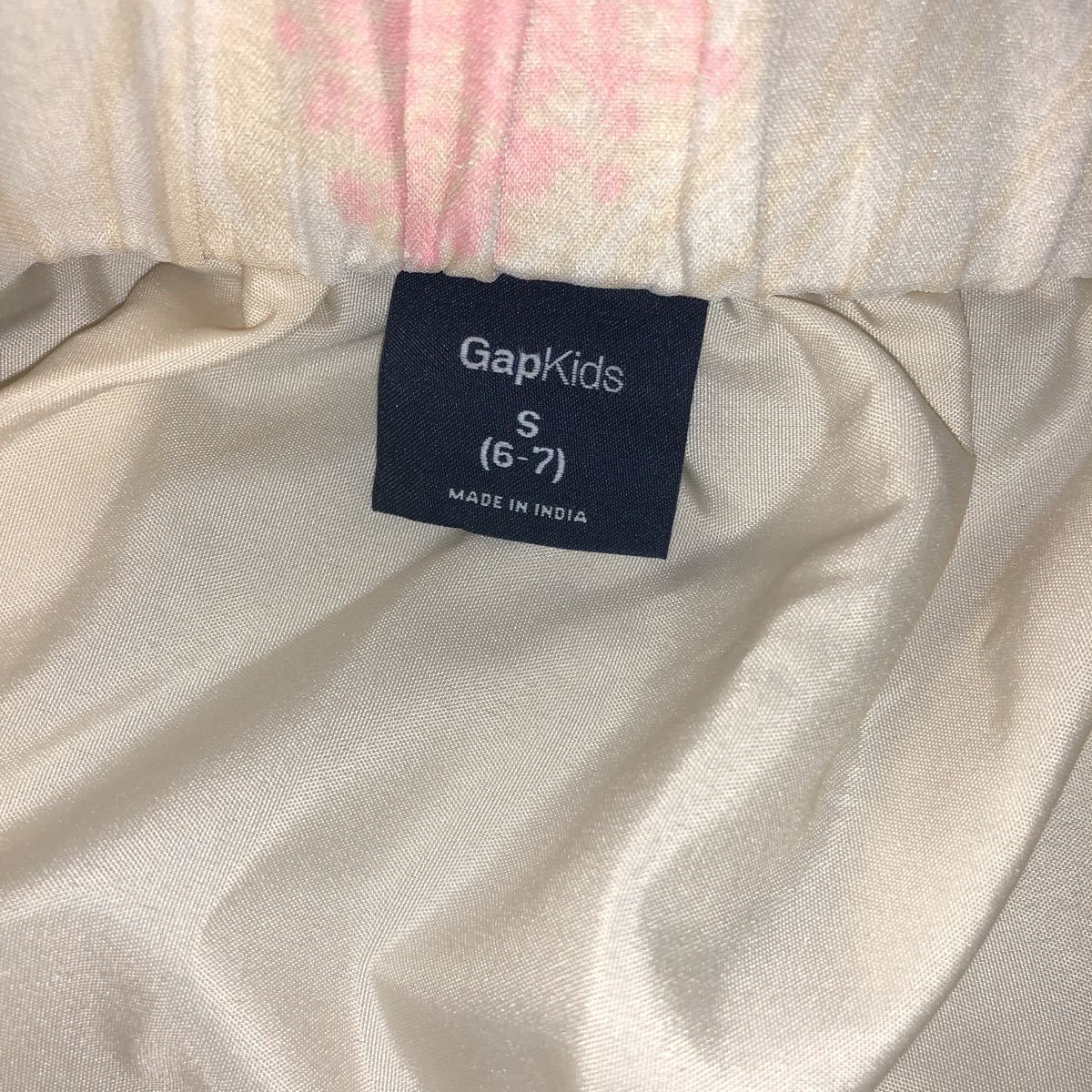 【GAP／ギャップ】シフォンスカート　Sサイズ　6～7才　120㎝　中古_画像4