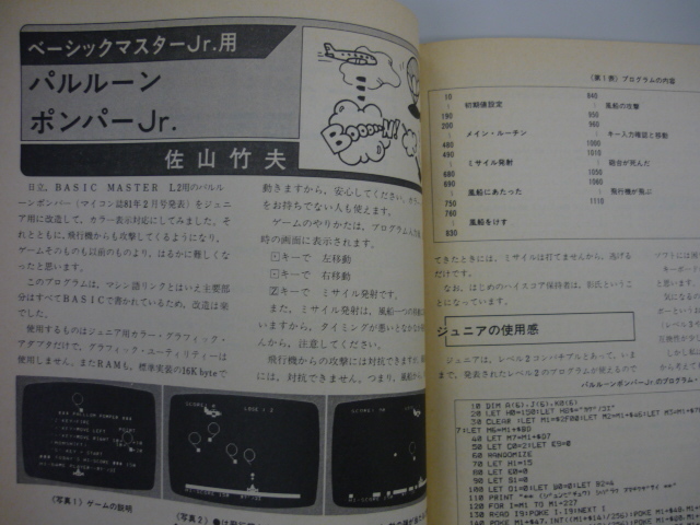  microcomputer BASIC журнал Showa 57 год 3 месяц номер PC8001 PC6001 JR100 MZ80C/K/K2E