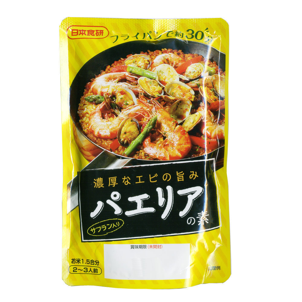 同梱可能 パエリアの素 濃厚なエビの旨み 120g 日本食研 8723ｘ５袋/卸_画像2