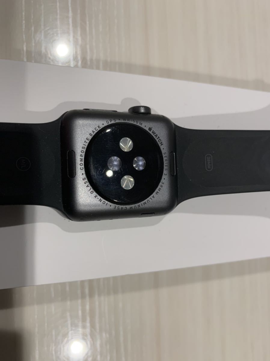 Apple Watch Series 3(GPSモデル)- 38mm スペースグレイアルミニウム