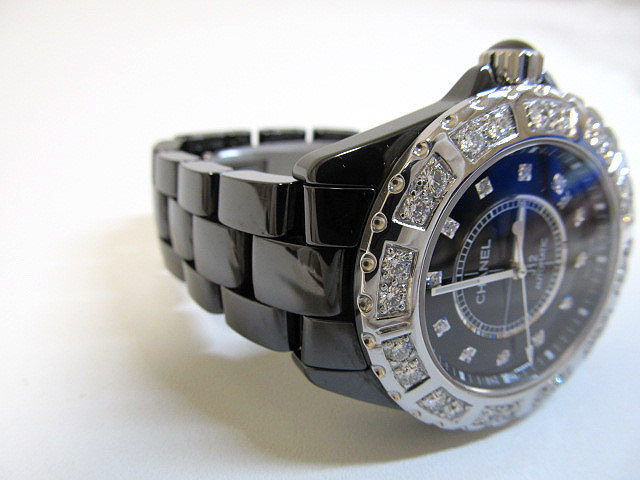  second mail order beautiful goods Chanel J12 after diamond bezel original bezel equipped wristwatch 