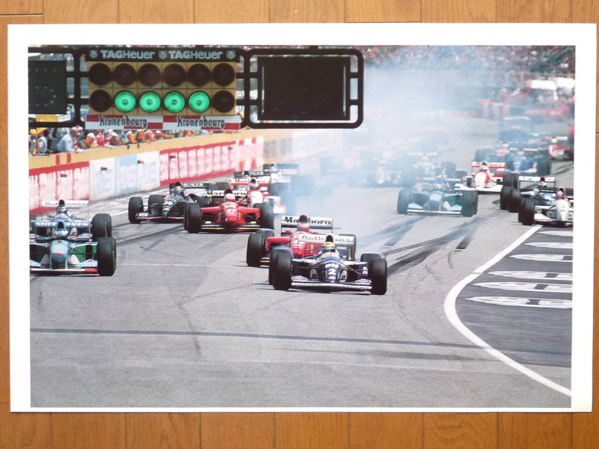 暖色系 ✨未開封✨ F1 モナコGP 1994 オフィシャルポスター アイルトン