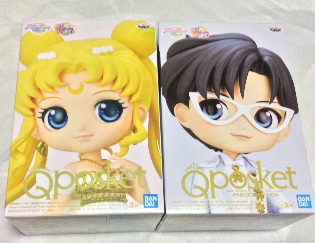 セーラームーン  フィギュア Qposket 劇場版 美少女戦士 SERENITY&ENDYMION　各Aタイプ　2体セット