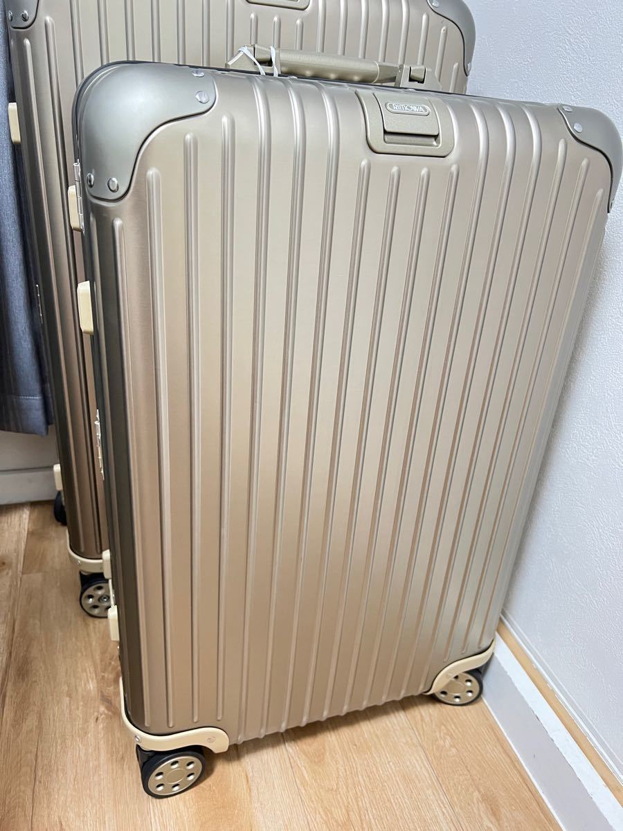 新品未使用RIMOWA リモワ3-5泊68Lアルミスーツケースゴールド