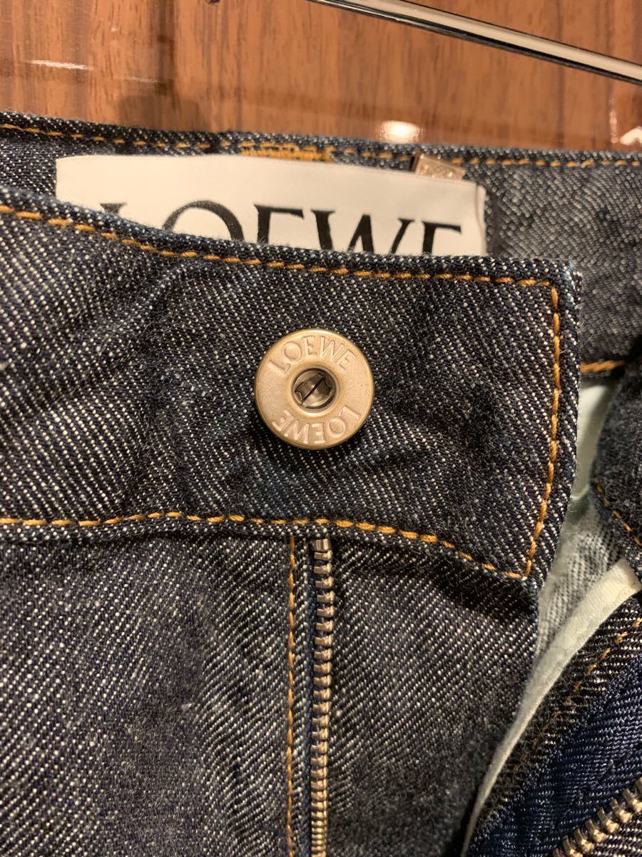 Loewe 未使用 デニム ハイウェスト レディース メンズ(細身の方)デニム