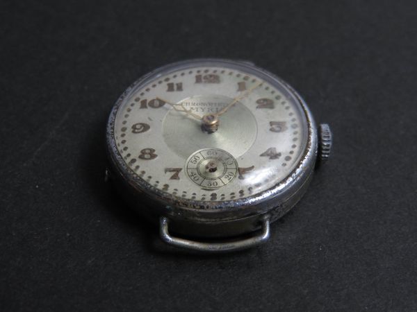 お歳暮 Yahoo!オークション - 手巻き クロノメーター CHRONOMETER MYRIN アナログ(手巻き)