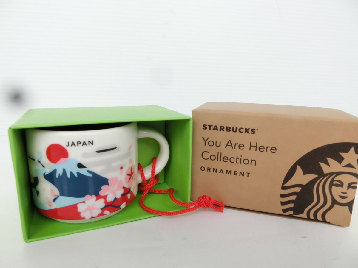 ●スターバックス Starbucks You Are Here Collection マグカップ さくら 富士山 日本限定 オーナメントデミ スタバ 59ml_画像1
