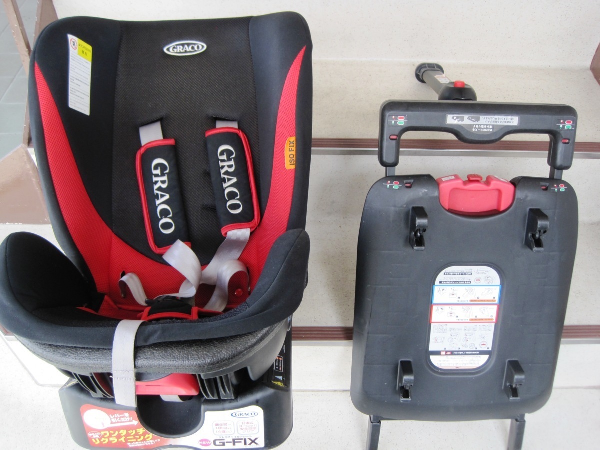 *GRACO Greco G-FIX child seat ISOFIX newborn baby ~4 -year-old child weight 18kg till G-FIX 67196