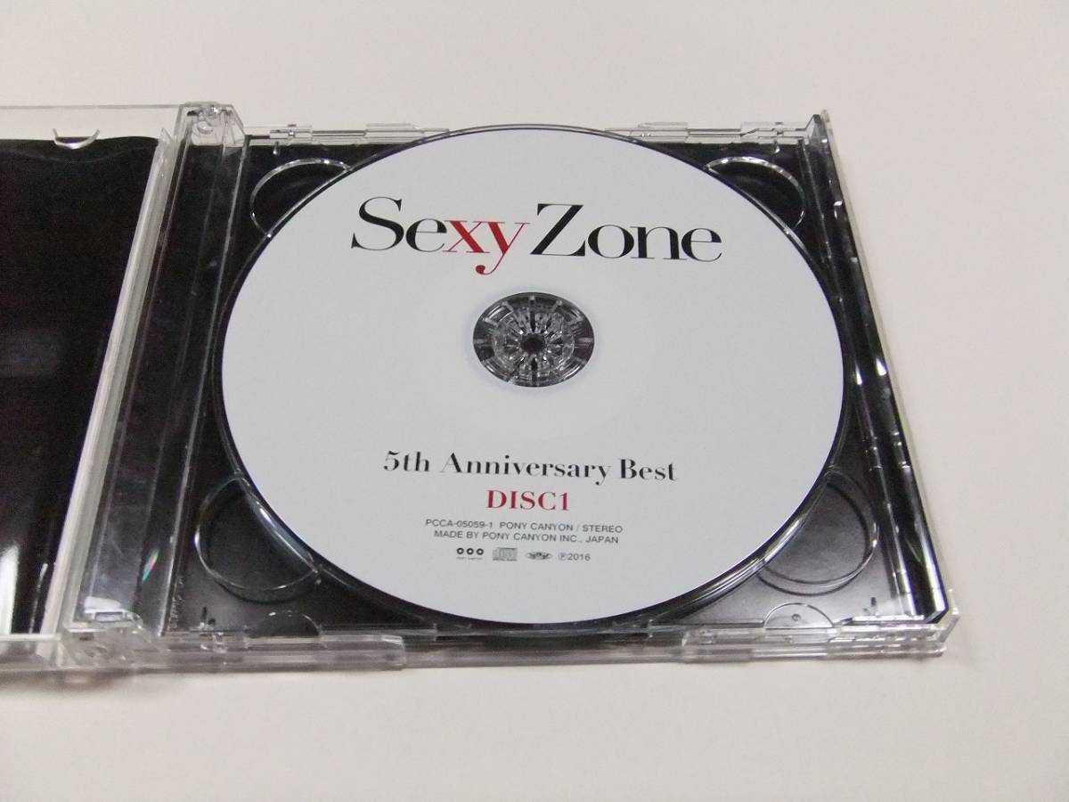 Sexy Zone 5th Anniversary Best(通常盤) CDアルバム　読み込み動作問題なし_画像3