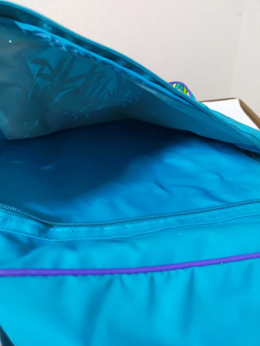 【ジャンク品】当時もの ライオンキング ディズニー リュックサック バッジ跡多数あり ブルー シンバ キッズ バッグ 鞄 ヴィンテージの画像7