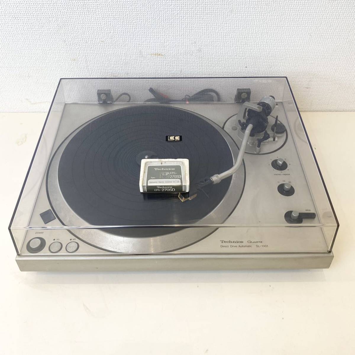 230＊中古品 Technics テクニクス SL-1301 ターンテーブル レコード