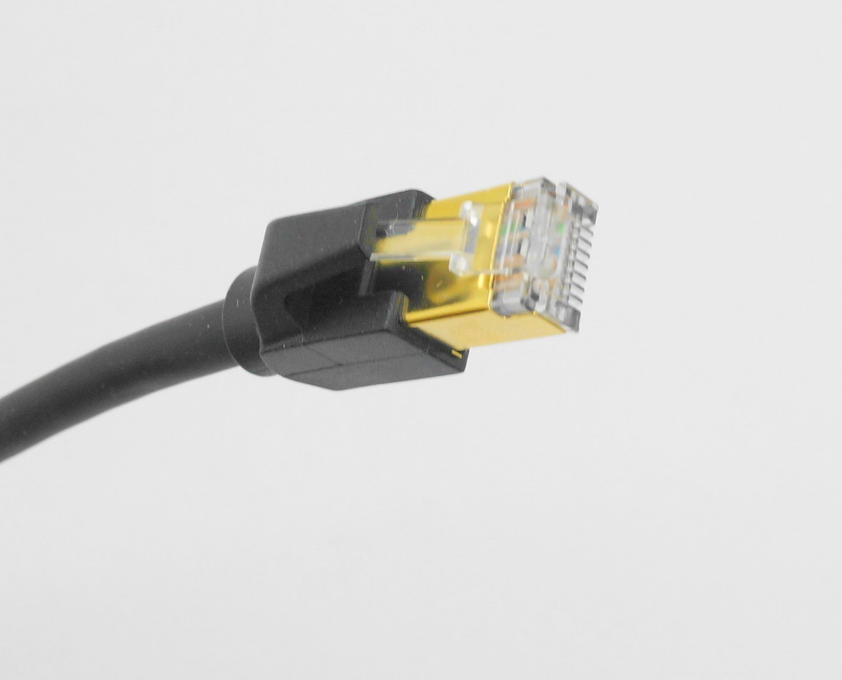 LAN кабель CAT8 3m высокая скорость 40 Giga соответствует двойной защита кабель позолоченный коннектор ушко поломка предотвращение 