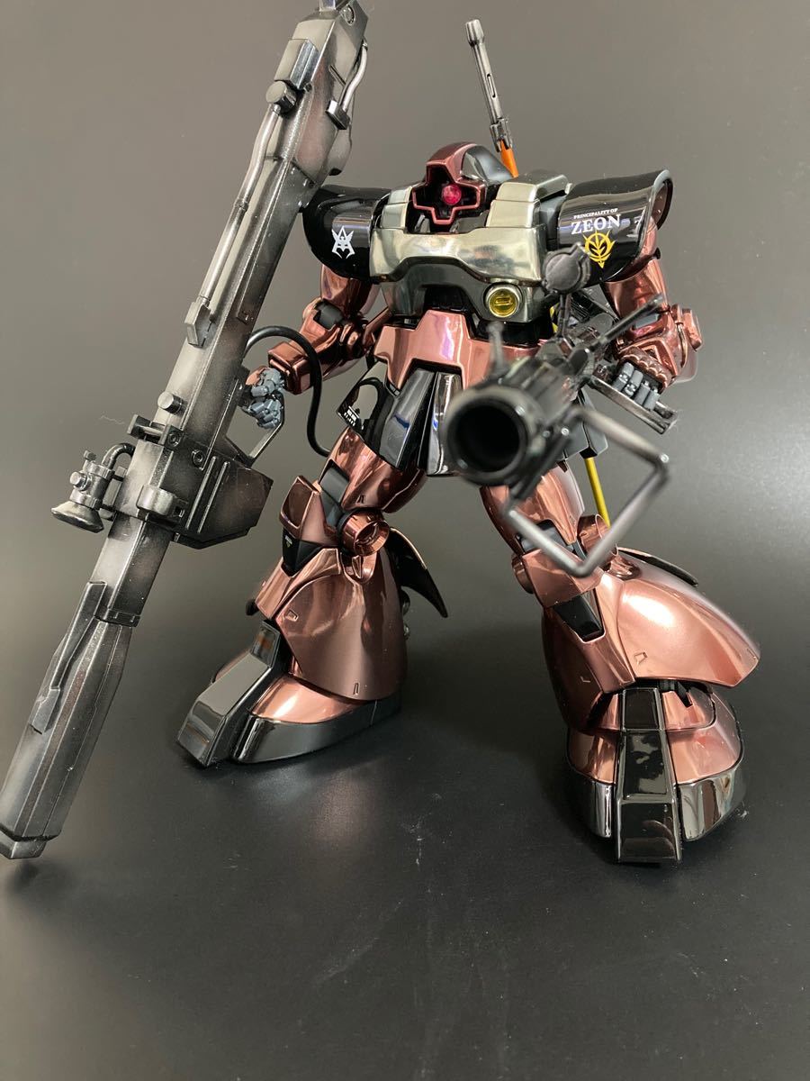 完成品 ガンプラ MG リックドム（旧）シャア専用機-