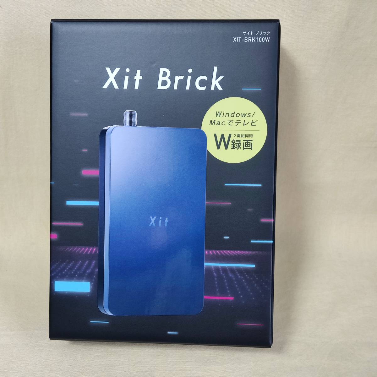 015711】PIXELA Xit Brick XIT-BRK100W テレビチューナー 本体 - 周辺機器