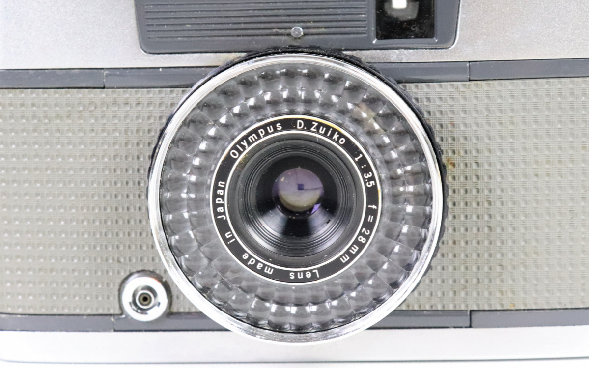 OLYMPUS-PEN オリンパスペン EE-2 f=28mm フィルムカメラ コンパクトカメラ ケース付 レトロ 日本製 写真 記録 思い出 家族写真 006JDNC11_画像3
