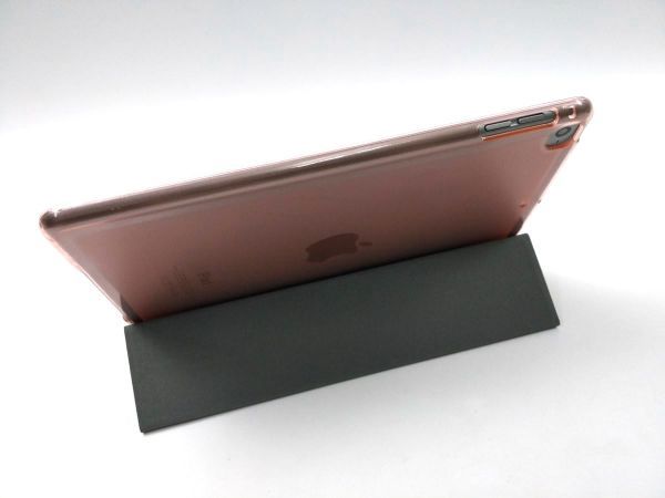 iPad mini4用 カバー PUレザー+ハードケース 三折 薄型 ローズゴールド_画像4