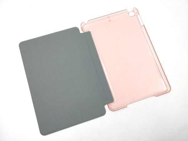 iPad mini4用 カバー PUレザー+ハードケース 三折 薄型 ローズゴールド_画像7