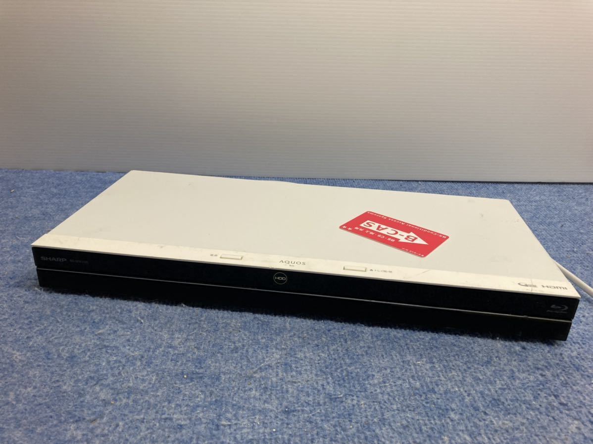 SHARP シャープ BD-WW1100 ブルーレイディスクレコーダー 2016年 作動