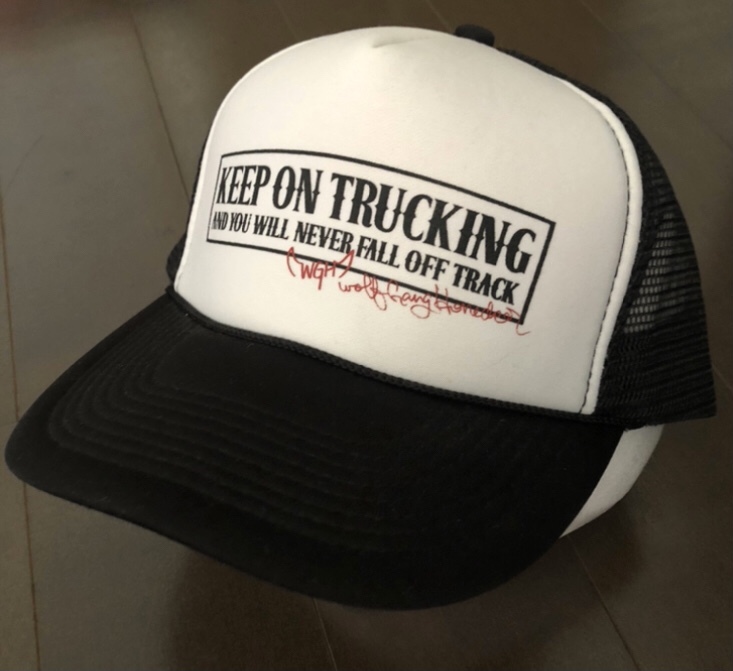 7STARS DESIGN キャップ メッシュ TRUCKER CAP WOLF GANG HONECKER モデル 裏原 多数 グラフィック 提供 コラボ ブランド_画像1