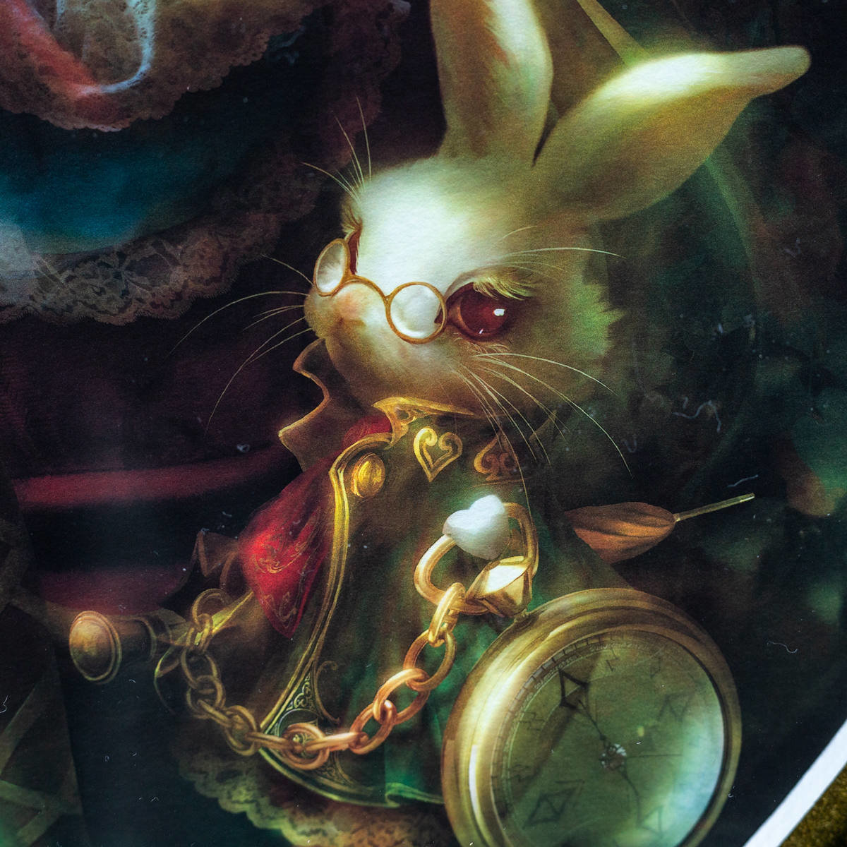 SHU(SHU) 「Alice Holic」版画 ジークレー 本人 金ペン サイン www