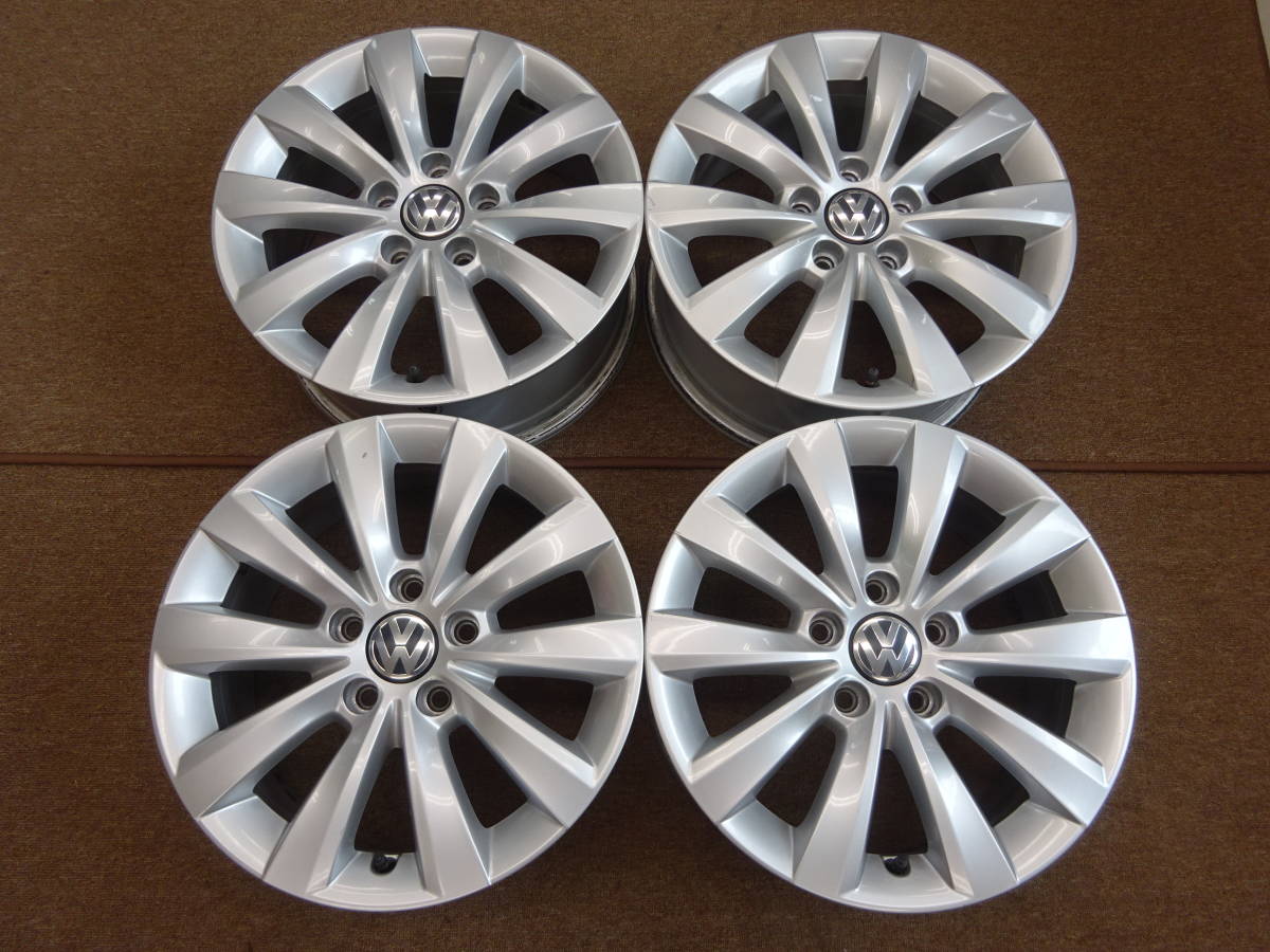 A-24 VW ザ ビートル 純正 16×6.5J ET44 PCD112 5H 4本 フォルクス